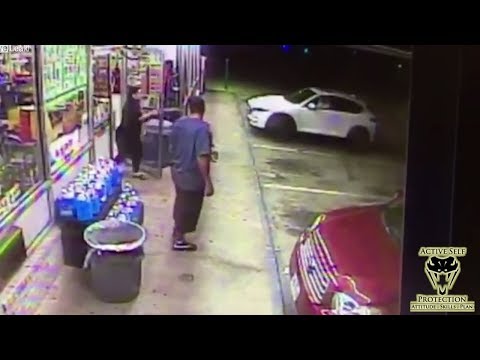24 second video: Convenience Store Purse Snatching Caught On Camera