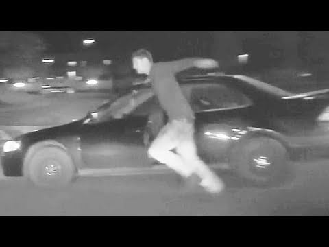 Alleged Car Thief Tries To Run Away During Police Chase, Gets Pinned By ...