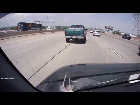 Driver Of Pickup Road Rages Straight Into Concrete Barrier - 20 second ...