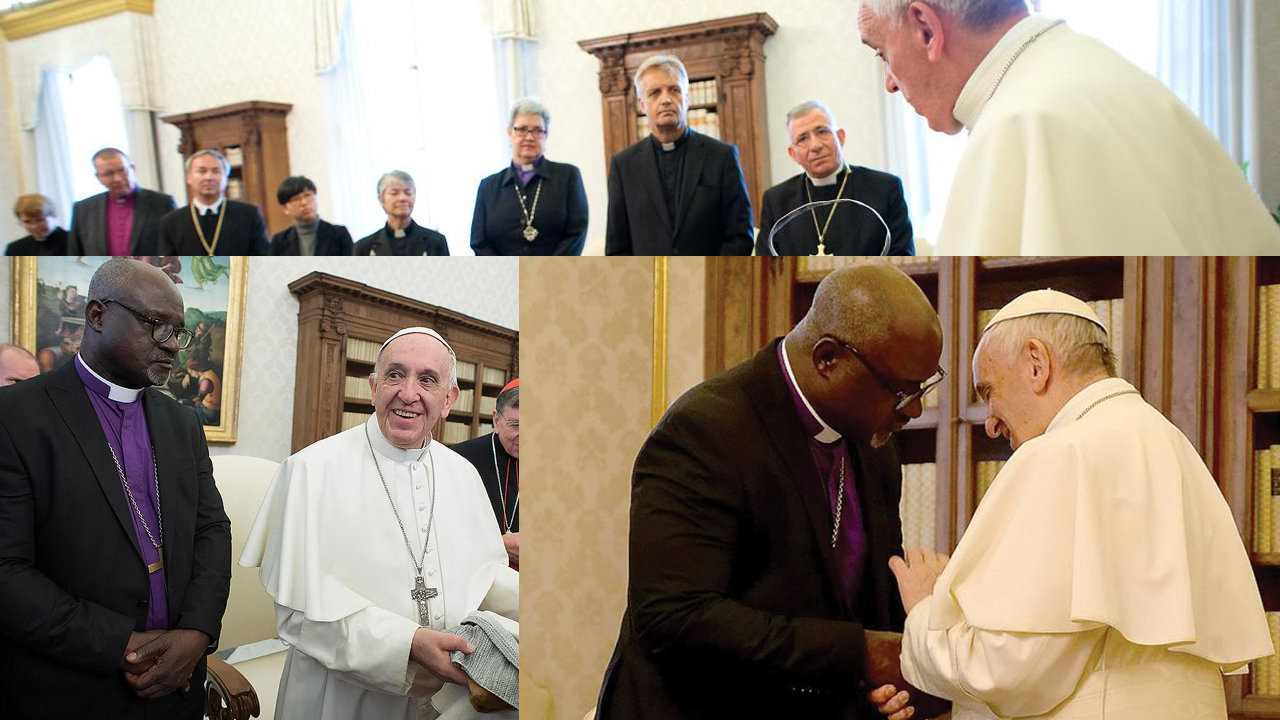 Anti-Pope Francis with Lutherans