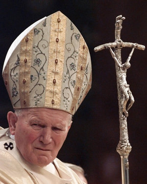 Anti Pope John Paul II’s cross a satanic symbol