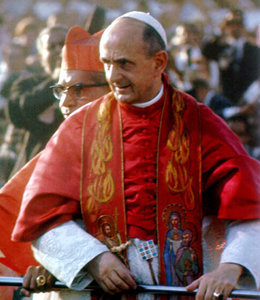 Anti Pope Francis' predecessor Paul VI wearing the Jewish Ephod