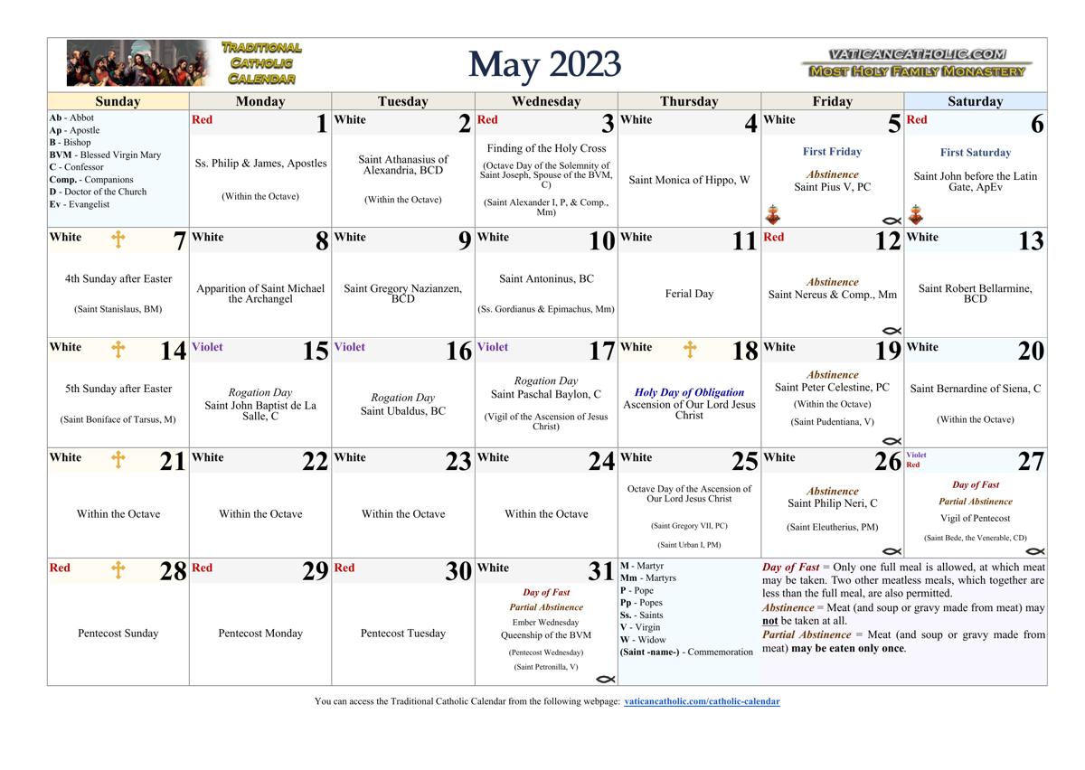 Month of May 2023