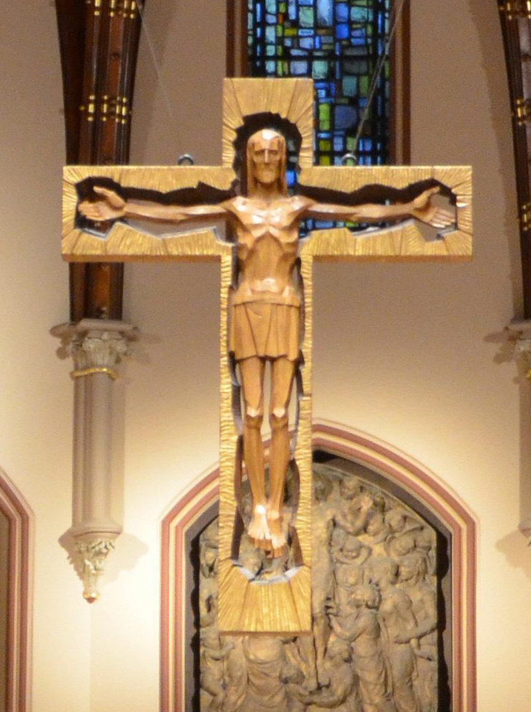 The impression created by this “crucifix” is that Jesus is stuck in a box, and therefore did not rise again from the dead.