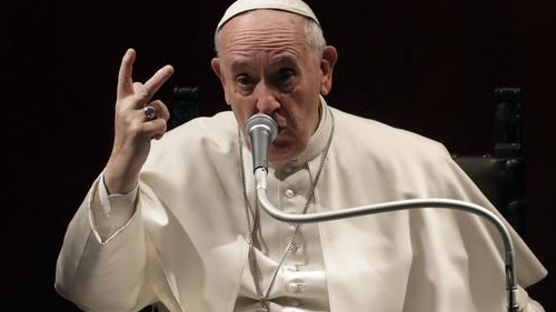 Anti-Pope Francis that those who die as atheists can go to heaven