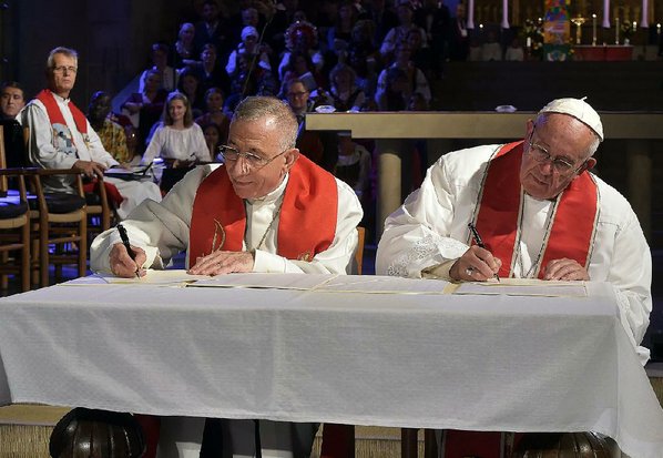 Anti-Pope Francis Joint Declaration with Lutherans