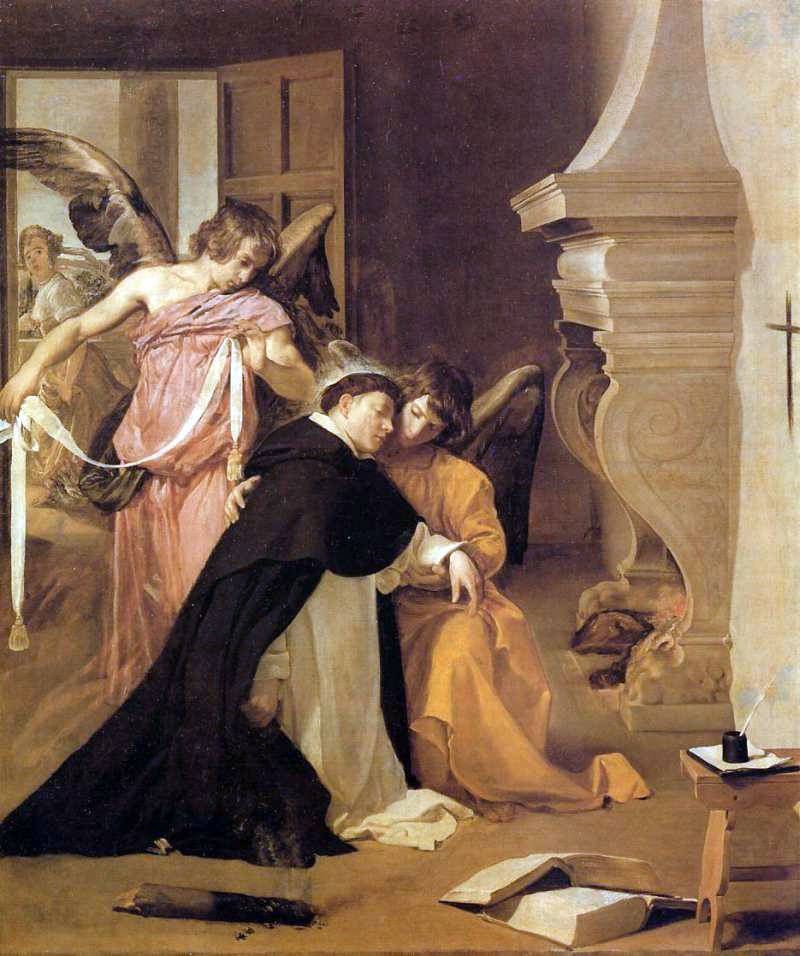 How St. Thomas Aquinas drove away a prostitute